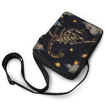 Watercolor Scorpio Zodiac Sign Print Rectangular Crossbody Bag