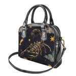 Watercolor Scorpio Zodiac Sign Print Shoulder Handbag