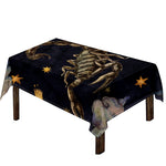 Watercolor Scorpio Zodiac Sign Print Tablecloth