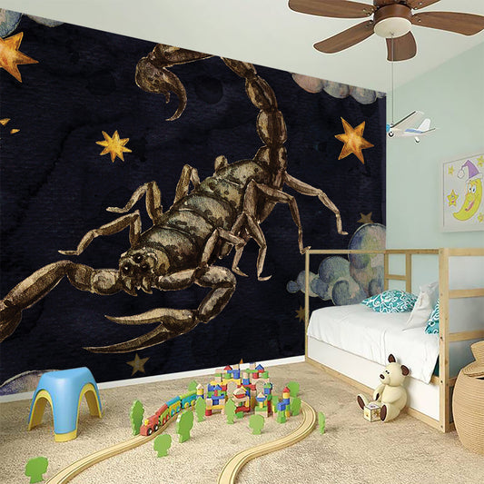 Watercolor Scorpio Zodiac Sign Print Wall Sticker