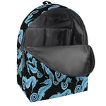 Watercolor Seahorse Pattern Print Backpack