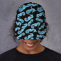 Watercolor Seahorse Pattern Print Baseball Cap