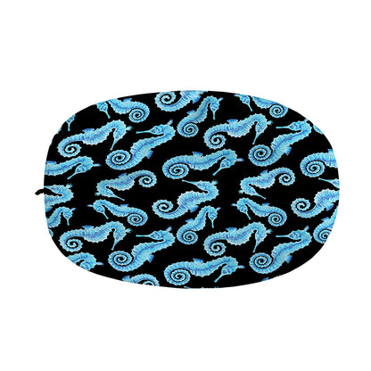 Watercolor Seahorse Pattern Print Car Side Mirror Covers