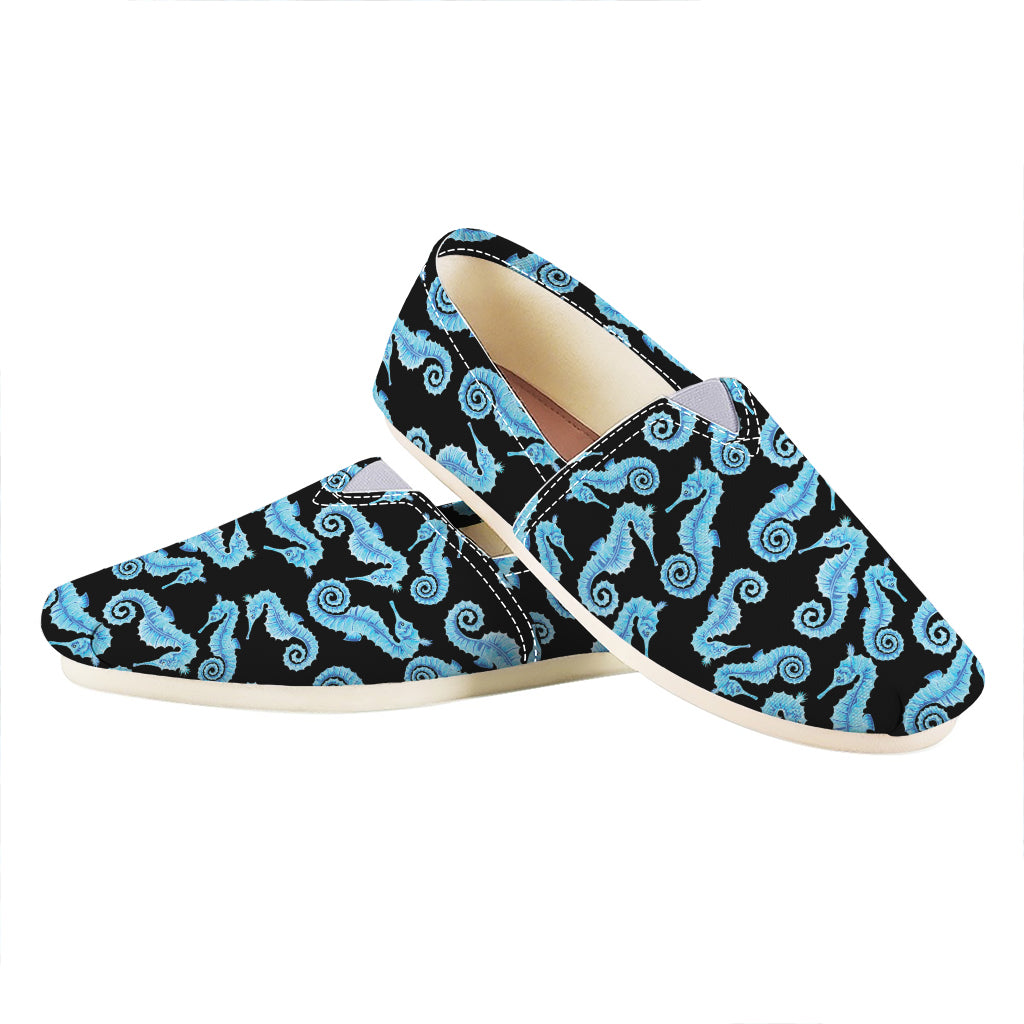 Watercolor Seahorse Pattern Print Casual Shoes