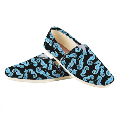Watercolor Seahorse Pattern Print Casual Shoes