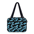 Watercolor Seahorse Pattern Print Double Strap Bible Bag