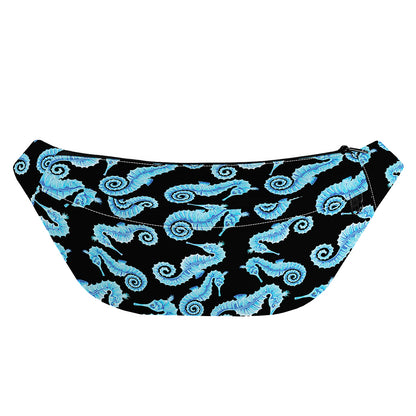 Watercolor Seahorse Pattern Print Fanny Pack