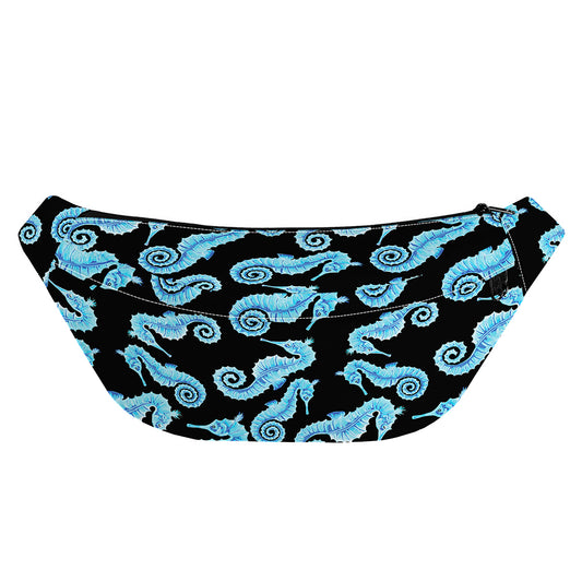Watercolor Seahorse Pattern Print Fanny Pack