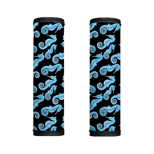 Watercolor Seahorse Pattern Print Handle Covers