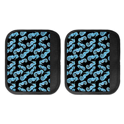 Watercolor Seahorse Pattern Print Handle Covers