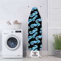Watercolor Seahorse Pattern Print Ironing Board Cover