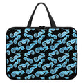 Watercolor Seahorse Pattern Print Laptop Sleeve With Handle