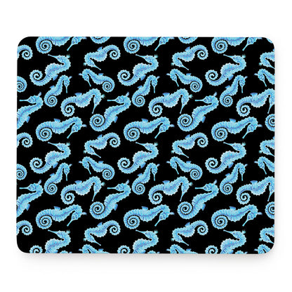 Watercolor Seahorse Pattern Print Mouse Pad