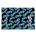 Watercolor Seahorse Pattern Print Placemat