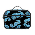 Watercolor Seahorse Pattern Print Portable Lunch Bag
