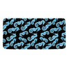 Watercolor Seahorse Pattern Print Towel