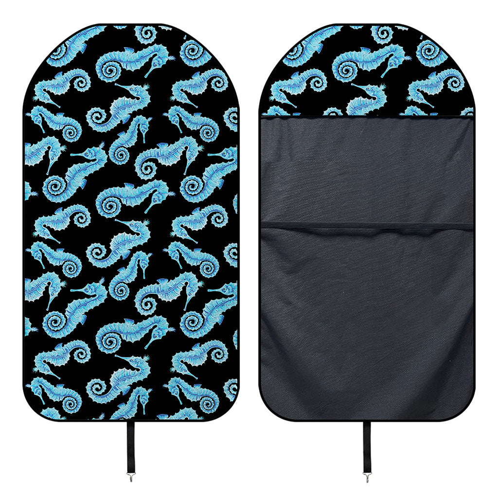 Watercolor Seahorse Pattern Print Waterproof Car Seat Cover