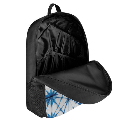 Watercolor Shibori Pattern Print 17 Inch Backpack