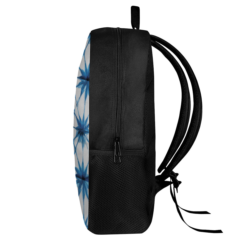 Watercolor Shibori Pattern Print 17 Inch Backpack