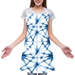 Watercolor Shibori Pattern Print Adjustable Apron