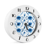 Watercolor Shibori Pattern Print Alarm Clock