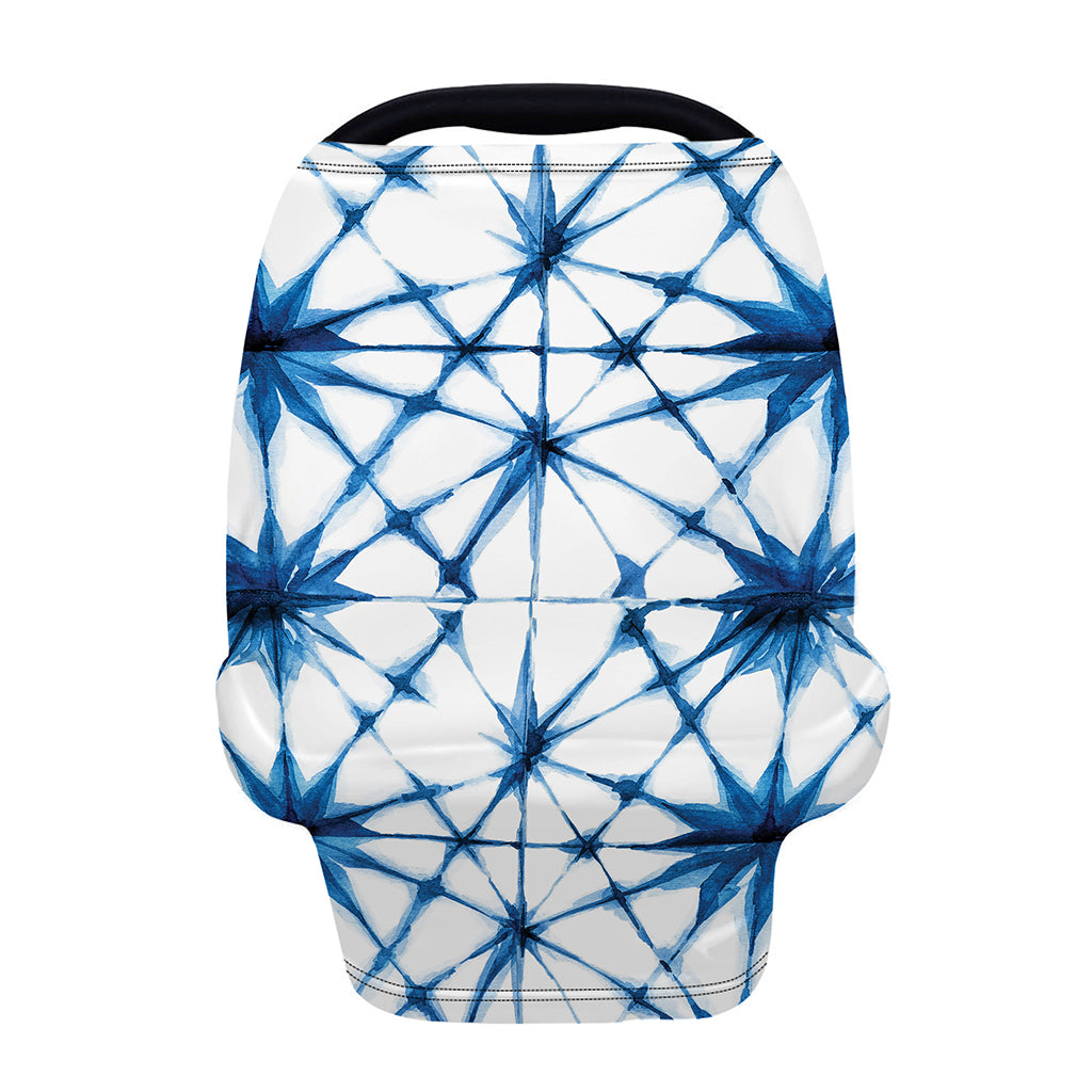 Watercolor Shibori Pattern Print Baby Seat Cover