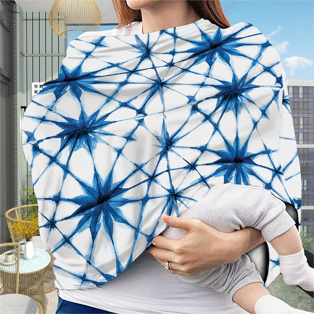 Watercolor Shibori Pattern Print Baby Seat Cover