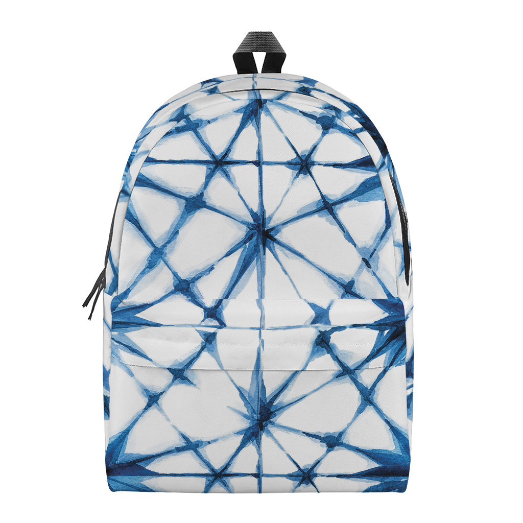 Watercolor Shibori Pattern Print Backpack