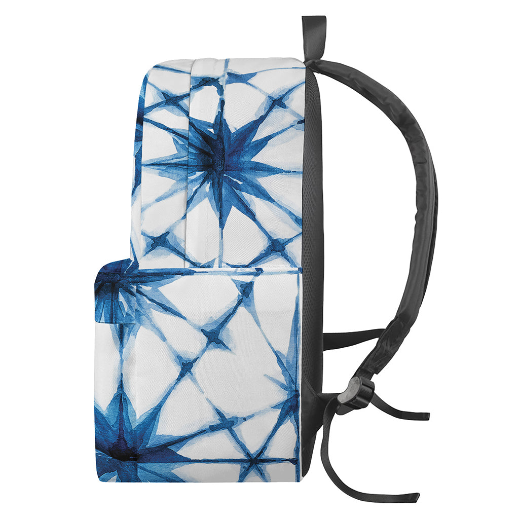 Watercolor Shibori Pattern Print Backpack