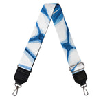 Watercolor Shibori Pattern Print Bag Strap