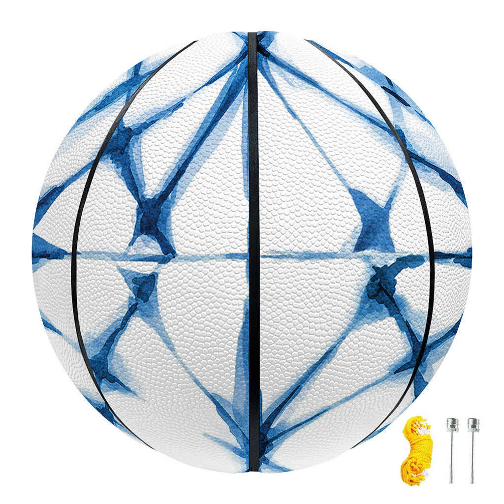 Watercolor Shibori Pattern Print Basketball