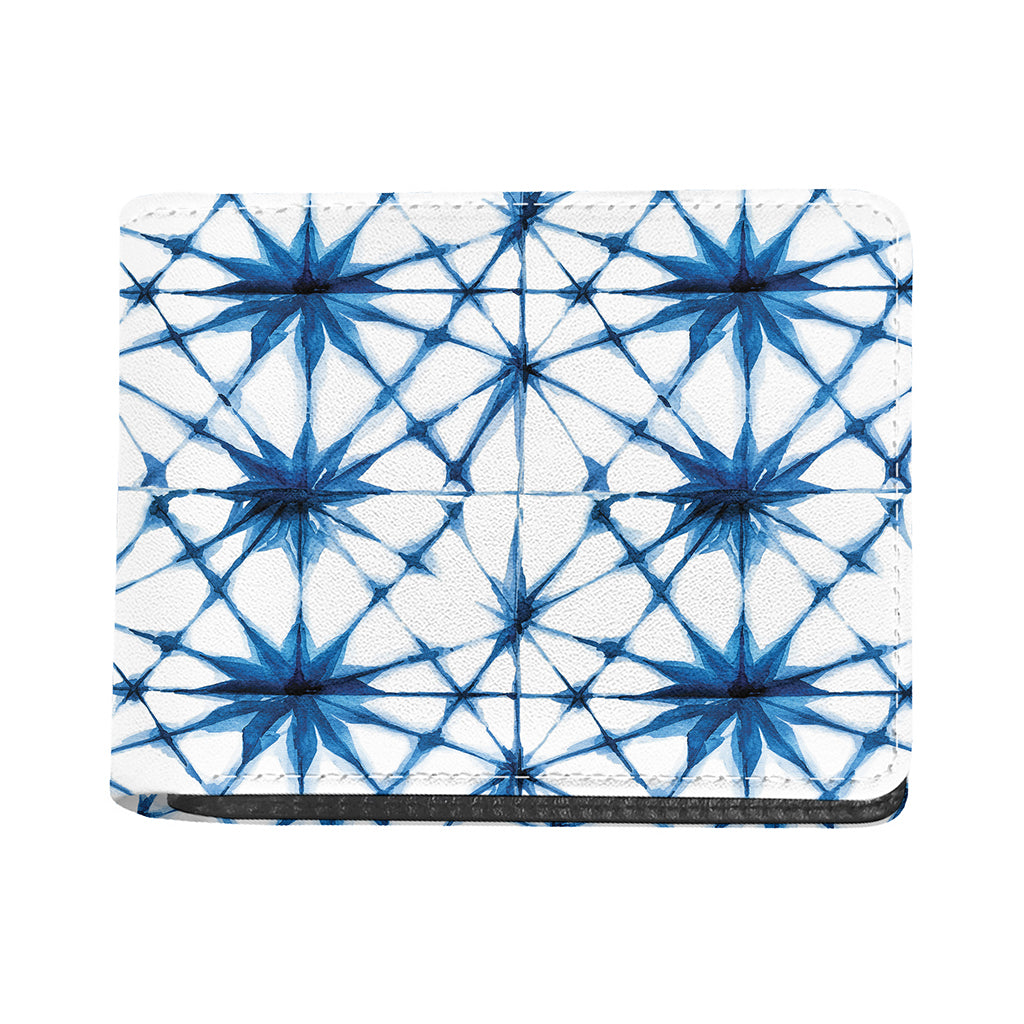Watercolor Shibori Pattern Print Bifold Wallet
