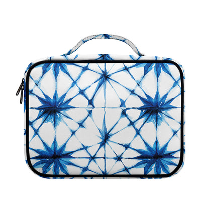 Watercolor Shibori Pattern Print Briefcase Bible Bag