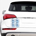 Watercolor Shibori Pattern Print Car Sticker