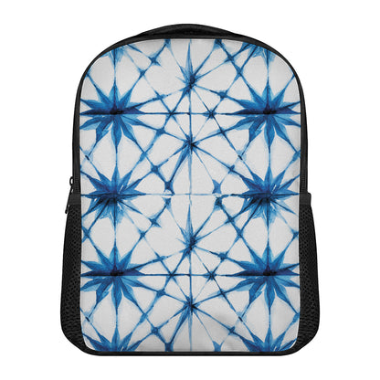 Watercolor Shibori Pattern Print Casual Backpack