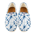 Watercolor Shibori Pattern Print Casual Shoes