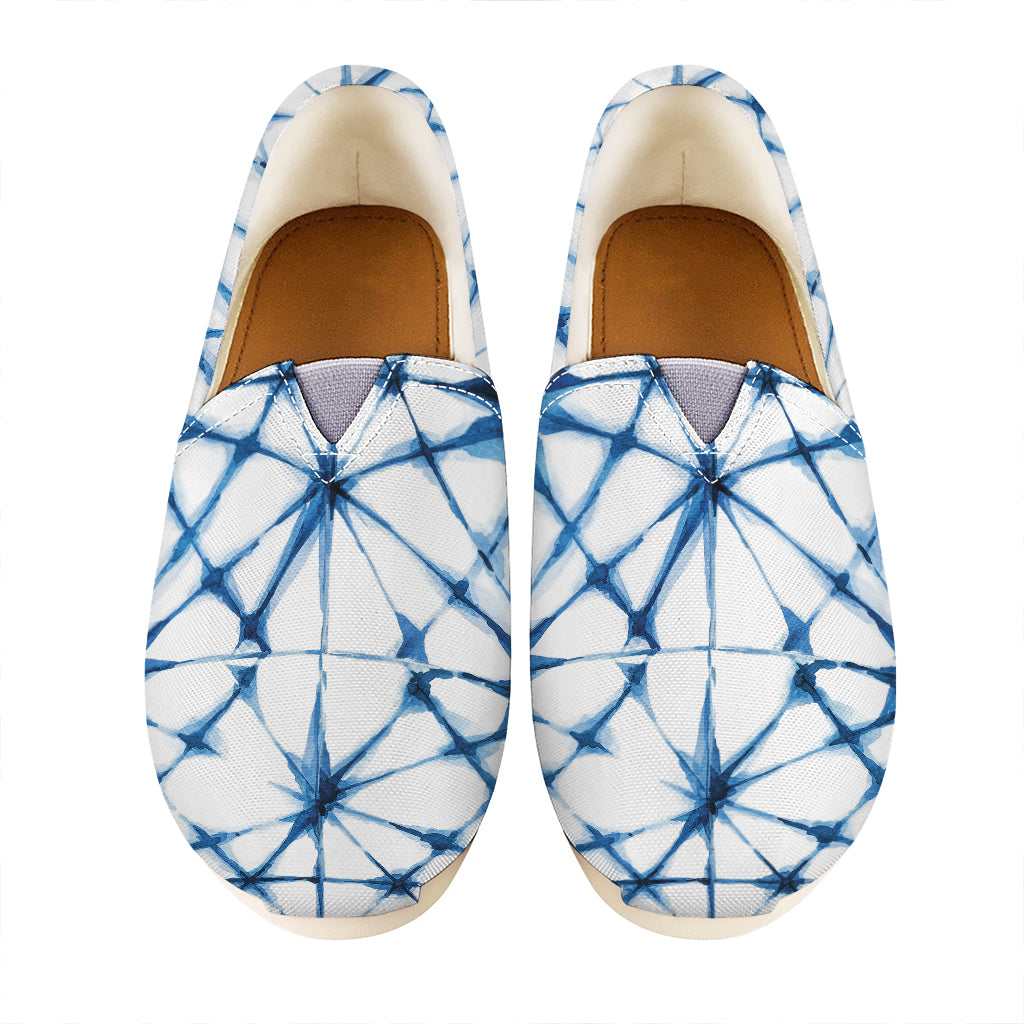 Watercolor Shibori Pattern Print Casual Shoes