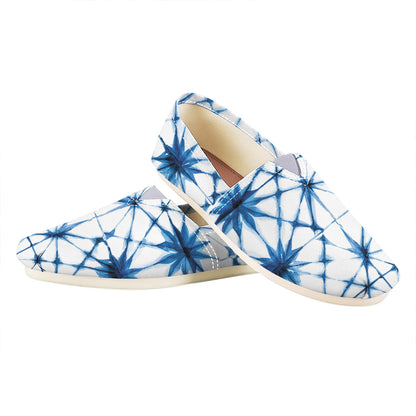 Watercolor Shibori Pattern Print Casual Shoes