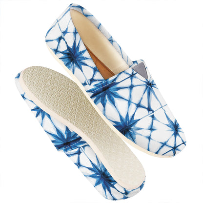 Watercolor Shibori Pattern Print Casual Shoes