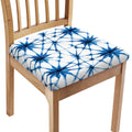 Watercolor Shibori Pattern Print Chair Cushion Cover