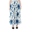 Watercolor Shibori Pattern Print Chiffon Maxi Skirt