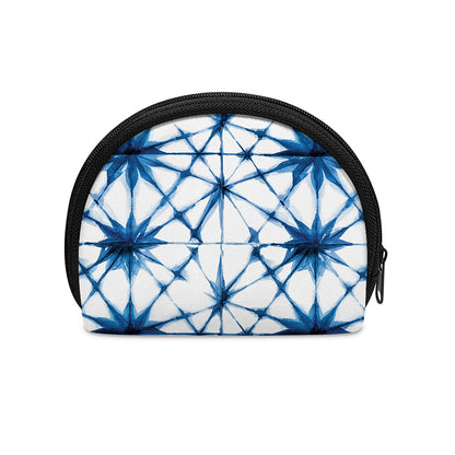 Watercolor Shibori Pattern Print Coin Purse