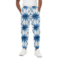 Watercolor Shibori Pattern Print Cotton Sweatpants