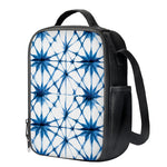 Watercolor Shibori Pattern Print Crossbody Lunch Bag