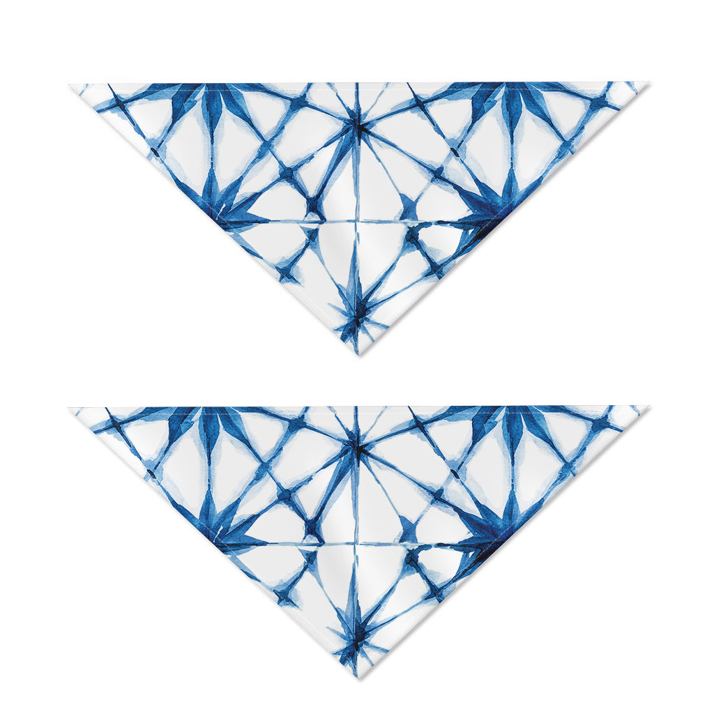 Watercolor Shibori Pattern Print Dog Bandana