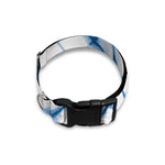 Watercolor Shibori Pattern Print Dog Collar