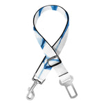 Watercolor Shibori Pattern Print Dog Seat Belt