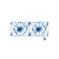 Watercolor Shibori Pattern Print Extended Mouse Pad