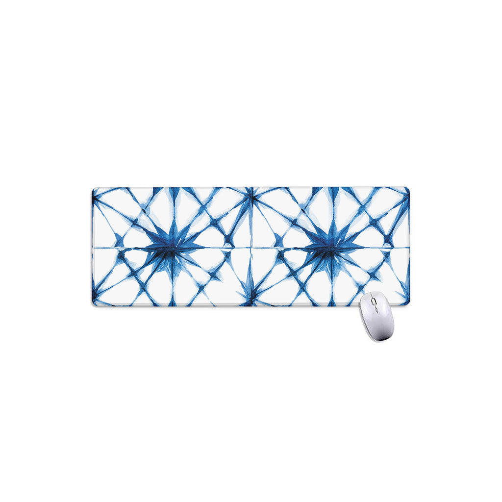 Watercolor Shibori Pattern Print Extended Mouse Pad