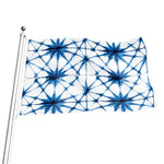 Watercolor Shibori Pattern Print Flag